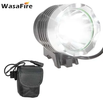 WasaFire 1800lm XML T6 LED לאופניים פנס לאופניים פנס קדמי פנס אורות 9600mAh סוללה Farol אור אופניים