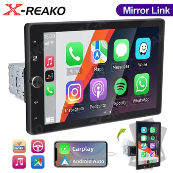 X-REAKO המכונית אנדרואיד MP5 Player 10 אינץ 360 נשלף מסך סטריאו רדיו אודיו אנטנת GPS DVR מצלמה אביזרי רכב אוניברסליים