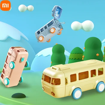 Xiaomi לילדים לרכב קש מים כוס קיץ חמוד אוטובוס גביע גביע תינוק קש בקבוק רכב הילדים מים כוס קריקטורה בקבוק מים