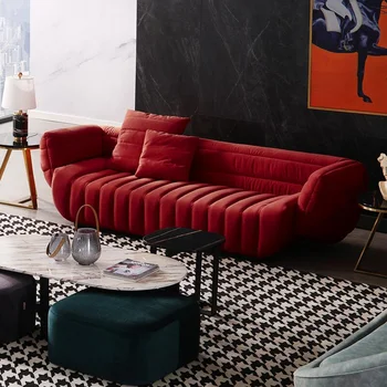Xxl מתיחה מיטת ספה כורסת קטיפה עיצוב מודרני איטלקי יוקרה הכיסא טרקלין הספה עץ ספה Sala De Estar קישוט
