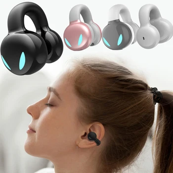 YX03 עצם הולכה אוזניות אלחוטיות Bluetooth אוזניות Earcuffs סטריאו HiFi אוזן קליפ על באוזן עגיל ספורט האוזן לחבר אוזניות