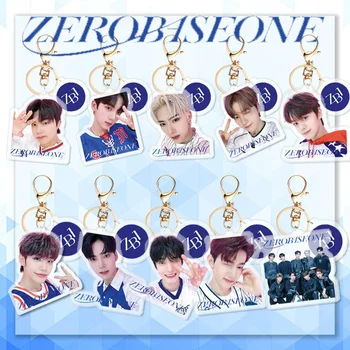 ZB1 תכשיטי תליון אלבום ZEROBASEONE חדש אקריליק מחזיק מפתחות תמונה תליון מפתח זאנג האו ג ' ין טאי לאי ילדה אוסף מתנה Kpop