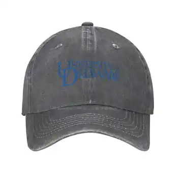 אוניברסיטת דלאוור לוגו מודפס גרפי מותג לוגו באיכות גבוהה ג ' ינס כובע סרוג כובע כובע בייסבול