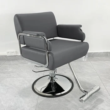 אור יוקרה הרמת הכסא סלון ריהוט סלון יופי משענת גב משענת יד כיסא מספרה עיצוב שיער כיסאות