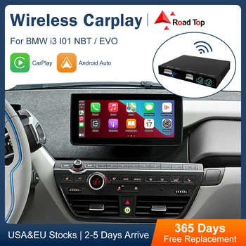 אלחוטית CarPlay אנדרואיד אוטומטי ממשק עבור ב. מ. וו i3 I01 NBT EVO מערכת 2012-2020 עם ראי קישור AirPlay המכונית לשחק פונקציות