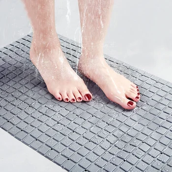 אנטי סליפ אמבטיה מחצלות בטיחות מקלחת PVC האמבטיה שטיח שטיח ניקוז פלסטיק חור כוסות יניקה האמבטיה משטח האמבטיה אספקה