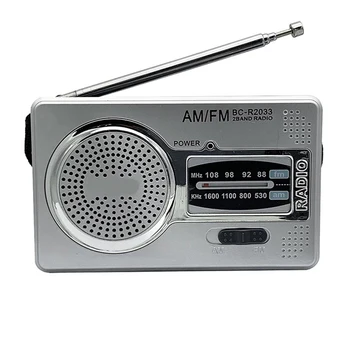 אני FM רדיו כיס שחקן Dual Band HiFi מיני אלדר רדיו על סוללות נגן מוסיקה אלדר הרדיו שקע 3.5 מ 