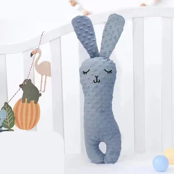 ארנב היילוד מרגיע כרית בובה צעצוע קטיפה רכה של תינוק למיטה הפגוש עריסה, משטח הגנה מצעים כרית