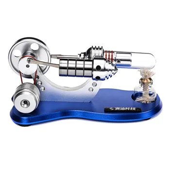 בוטיק צילינדר יחיד מנוע סטירלינג גנרטור חיצוני מנוע בעירה מודל Hysics הניסוי צעצוע למבוגרים ילדים