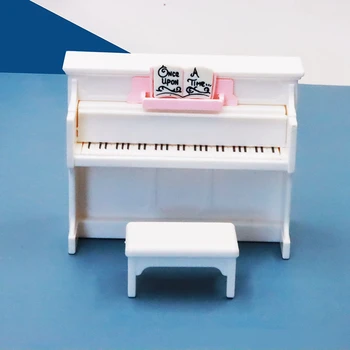 בית בובות מיניאטורי זירת רהיטים קטנים פסנתר כלי נגינה，גם לשמש מתנה קטנה OB11 בובות צעצועים
