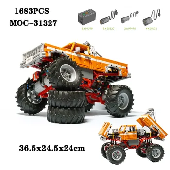 בניין MOC-31327 רגל גדולה טנדר 1683PCS פאזל מודל משחק חלקי, קושי גבוהה מבוגרים וילד צעצוע מתנות