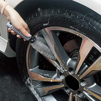 גלגל רכב כלים מברשת צמיג מברשות ניקוי רים Scrubber המכונית המפרט לשטוף את הגלגל מברשת רכב החיצוני כביסה אביזרים