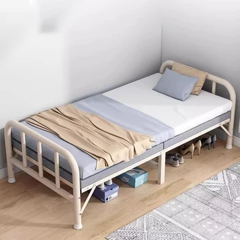 גן מיטות יחיד רב תכליתי מתקפל מינימליסטי נורדי ספא מיטות משלוח חינם מתכת גאמה Dobravel Portatil ריהוט הבית