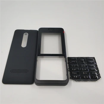 דיור Case For Nokia 301 הכפול כרטיס ה-SIM בטלפון הנייד כיסוי במקרה אנגלית המקשים חלקי חילוף