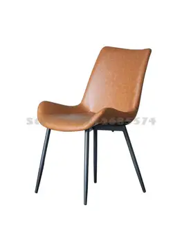 האוכל הכיסא בבית מודרני מינימליסטי ההגירה נטו כיסא אדום נורדי מסעדה בית קפה אור יוקרה יצירתי ברזל חזרה לכיסא