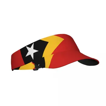 הדגל של מזרח טימור הקיץ אוויר השמש כובע מצחייה הגנת UV העליון ריק ספורט גולף פועל קרם הגנה כובע