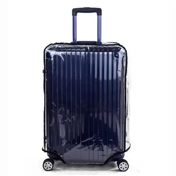 המזוודה לכסות ברור מטען אבק הוכחה & עמיד למים ומגן שריטה הוכחה מזוודה, כיסוי מגן על גלגלים ספינר