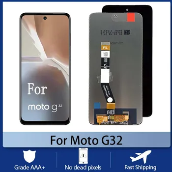 המקורי עבור Motorola Moto G32 מסך הטלפון הנייד Tela תצוגת LCD XT2235-3 מסך מגע דיגיטלית הרכבה, חלקי חילוף