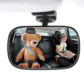 התינוק מראה אחורית רכב עבור מושב בטיחות לילדים התבוננות במראה כתם עיוור עזר התינוק במראה האחורית אביזרי רכב