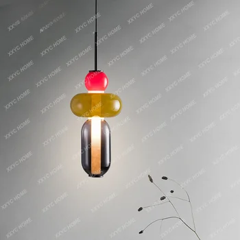 ויטראז ' קטן Droplight מודרני מינימליסטי יצירתי מסעדה בר אישיות נברשת תאורה ביתית