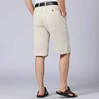 זכר קריא הקיץ מזדמנים מכנסיים קצרים גברים Stranght רופף קצר מכנסיים Homme צבע מוצק אלסטי המותניים Mens מכנסיים קצרים 2023 Z78