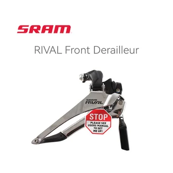 חדש SRAM יריבה 22 2x11s מהירות מוטה כביש אופניים לפני Derailleur ציפוי-על עם שרשרת מאתר אופניים אביזרים