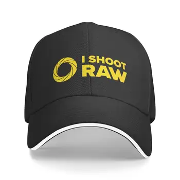חדש אני יורה גלם II - צילום עיצוב (צהוב על שחור) כובע בייסבול יוקרה כובע יוקרה האיש כובע אנימה היפ הופ נשים כובע לגברים