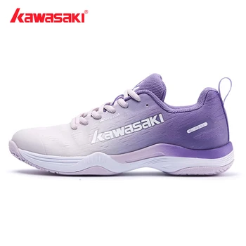 חדש קוואסאקי בדמינטון נעלי נשי נשים לנשימה אלסטיות גבוה ספורט נעלי טניס אתחול K1B20