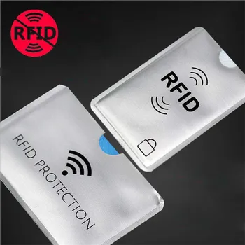 חדשה נגד Degaussing Rfid בעל כרטיס NFC חסימת הקורא לנעול Id הבנק מחזיק הכרטיס במקרה הגנה מתכת כרטיס אשראי למקרה