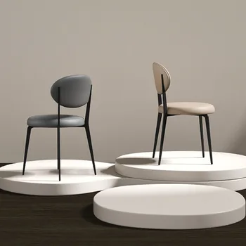 יוקרה הכיסא העתק מעצב יפה כסאות אוכל מודרניים עור מודרנית Muebles Para El Hogar ריהוט למטבח