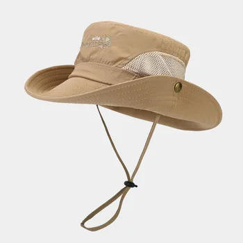 ייבוש מהיר כובע של הנשים רשת תפרים לנשימה חיצוני שמש כובע גברים דיג כובע עמיד למים כובע השמש