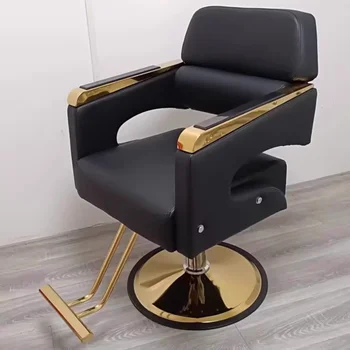 כורסה סיבוב הכסא סלון יופי מודרני שמפו ספר כיסאות מספרה יוקרה Silla Barberia סלון ריהוט SR50SF