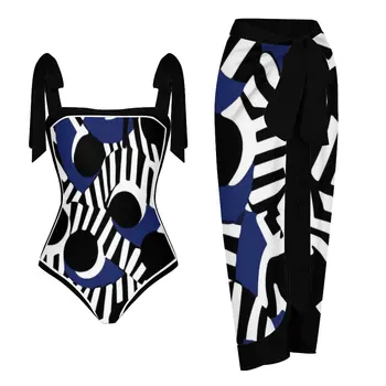 כושי עניבת פרפר בגדי-מרובע-צוואר Beachwear Feminina ביקיני סט Mujer תלבושות לכסות 2023 חדש מיקרו Playa Conjunto אחד Peice