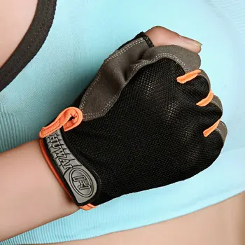 כושר כפפות חצי אצבע גברים ונשים היד שומר ספורט המשקולת רכיבה Slip שאינם אופקיים בר תרגיל אימון חיצוני