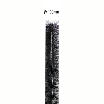 כיור צינורות הביוב מברשת רכיבי חלקי חילוף Ø100mm 1.2 מטר מרזבים מסנן מברשות עלה הגנה עמ סיבים