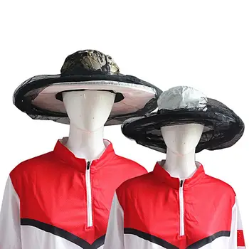 כילה נגד יתושים כובע עמיד דיג שווי החלקה יצירתי חיצונית דייג כובע רשת Net ראש פנים מגן עבור קמפינג
