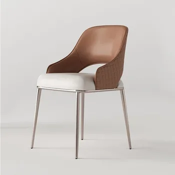 כרית כרית מודרני כסאות סלון יוקרתי ספה ברזל קומה הכיסא לאחור תמיכה מעצב קריאה Silla De מתכת מתכת בעיצוב