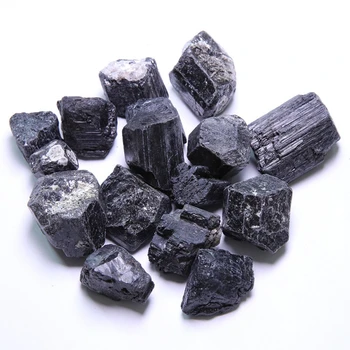 לא סדיר טורמלין שחור גלם OreGem מינרלים דגימות גבישים Redectromagnetic קרינה דוס Elgaussing אנרגיה Ston