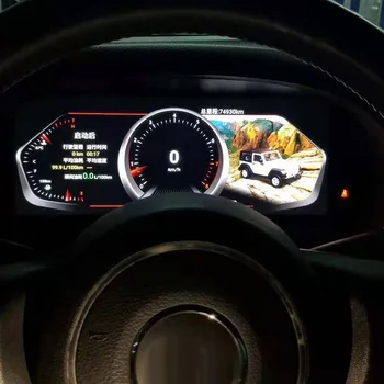 לוח מחוונים דיגיטליים פנל LCD תצוגת מד המהירות מהירות הרכב שולחן תצוגה עבור ג ' יפ רנגלר 3 JK 2010-2017