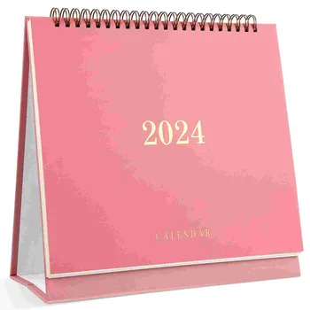 לוח שנה שולחני 2024 עשה סדר מתכנן נייר Calenders שולחן העבודה החודשי מתכנן המשרד