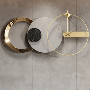 מודרנית אופנה נורדית עיצוב שעון קיר ייחודי שעון יוקרה בסלון שקט Orologio דה Parete בעיצוב הבית פריטים