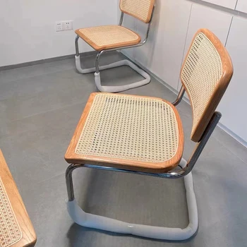 מודרנית מעצבים סקנדינבים כסאות אוכל צסקה סלון פאר חיצוני כיסא ארגונומי מרפסת Sillas פארא Comedor רהיטים WK50DC