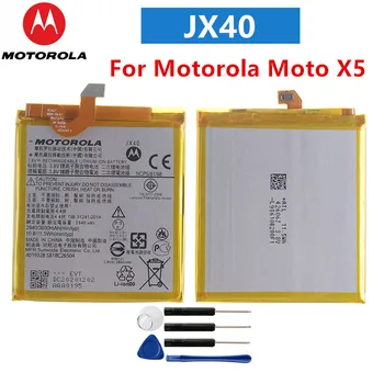 מוטורולה סוללה מקורית JX40 3030mAh סוללה עבור Motorola Moto X5 JX40 באיכות גבוהה החלפת Bateria + כלים חינם