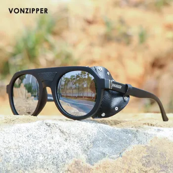מותג VZ VONZIPPER גברים קלאסי עגול אופנה משקפי שמש מקוטבות UV400 + HD חיצונית דייג נהיגה Sport משקפי גולף גוונים