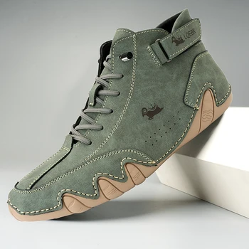 מזדמנים נעלי ספורט נעלי גברים יוקרה מעצב נעלי משלוח חינם מגפי קרסול עור 2023 אופנה חדשה נוחות נעלי גברים נעליים