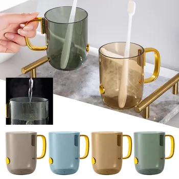 מי פה כוס עם ידית ביתיים פשוטים מברשת השיניים בכוס כמה לשטוף כוס שקופה שן טנק לשטוף כוס ענקית ספלי קפה 20oz
