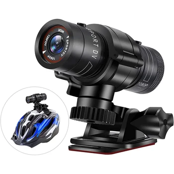 מצלמה ספורט אופני ההרים קסדת אופנוע פעולה רחב זווית חדשה מיני מצלמה DV F9 מצלמת וידאו Full HD 1080p לרכב מקליט וידאו