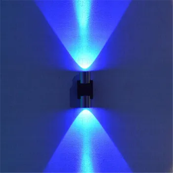 מקורה LED מנורת קיר KTV במעבר המנורה בר קישוט קיר כפול הראש למעלה ולמטה תאורה ברורה בר האווירה המנורה