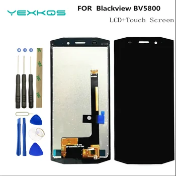 מקורי חדש עבור Blackview BV5800 BV5800 Pro LCD + Touch Screen הרכבה+כלי + דבק 3M