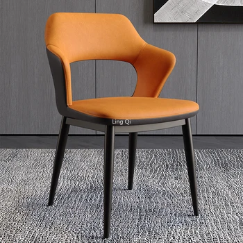 מרפסת רך המחשב האוכל הכיסא המודרני מסמר טרקלין Vip מינימליסטי כיסאות יד לבנים Chaises-סל אבוס הרהיטים בסלון